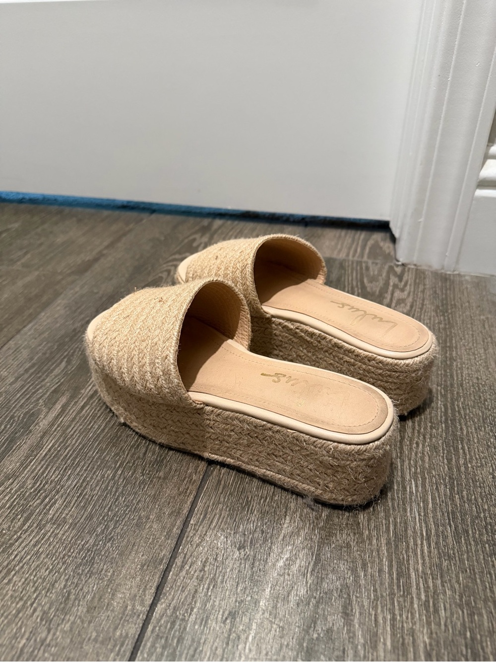 Lulus O’ahu natural suede espadrille platform sandal in Natural size 6